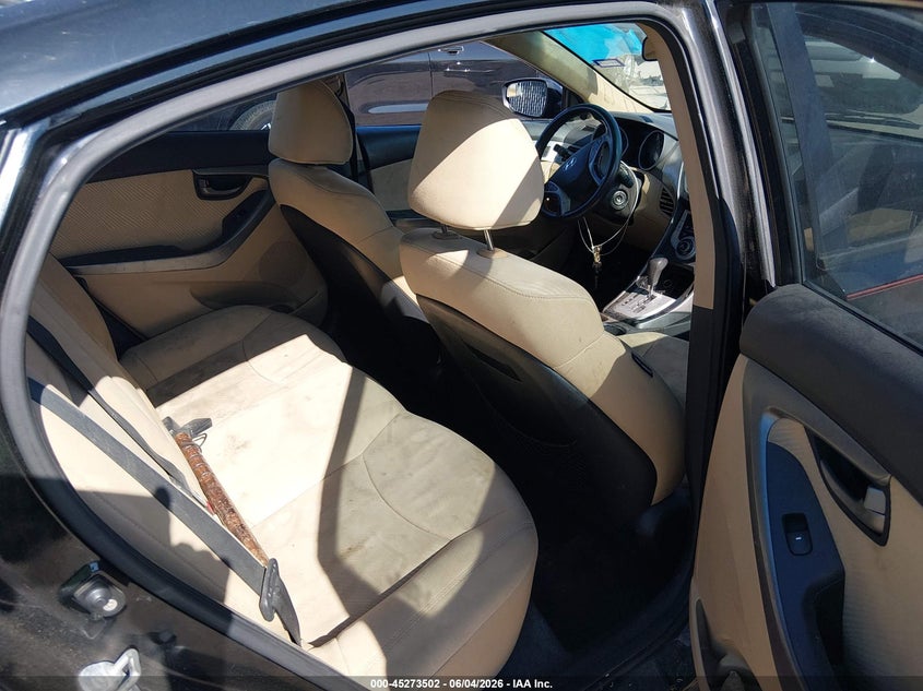 2012 Hyundai Elantra VIN KMHDH4AE6CU339768 IAAI salvage auction — FRONT END, Salvage (Texas), sold $375 on 2026-07-07 (photo 8)