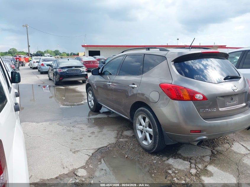 2009 Nissan Murano VIN JN8AZ18W99W131242 IAAI salvage auction — REPOSSESSION, Nrc Lienholder Repossession Paperwork (Texas), sold $450 on 2026-07-06 (photo 3)