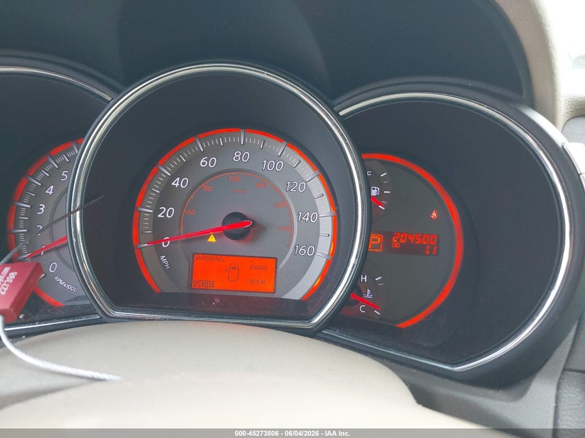 2009 Nissan Murano VIN JN8AZ18W99W131242 IAAI salvage auction — REPOSSESSION, Nrc Lienholder Repossession Paperwork (Texas), sold $450 on 2026-07-06 (photo 7)