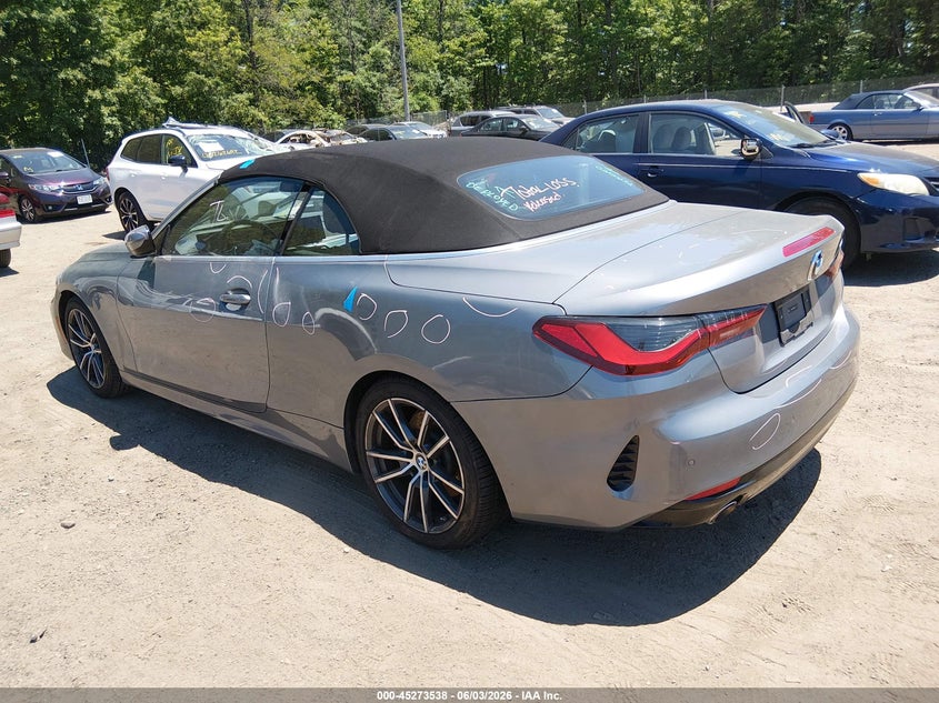 2024 BMW 4er VIN WBA23AT00RCR69307 IAAI salvage auction — FRONT END, Salvage Title, sold $10,400 on 2026-07-31 (photo 3)