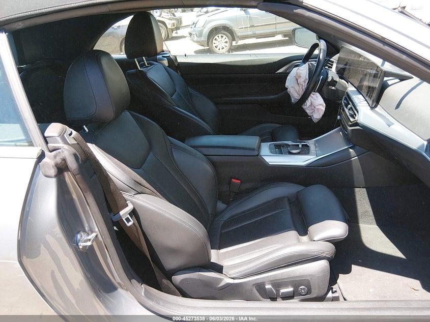 2024 BMW 4er VIN WBA23AT00RCR69307 IAAI salvage auction — FRONT END, Salvage Title, sold $10,400 on 2026-07-31 (photo 5)