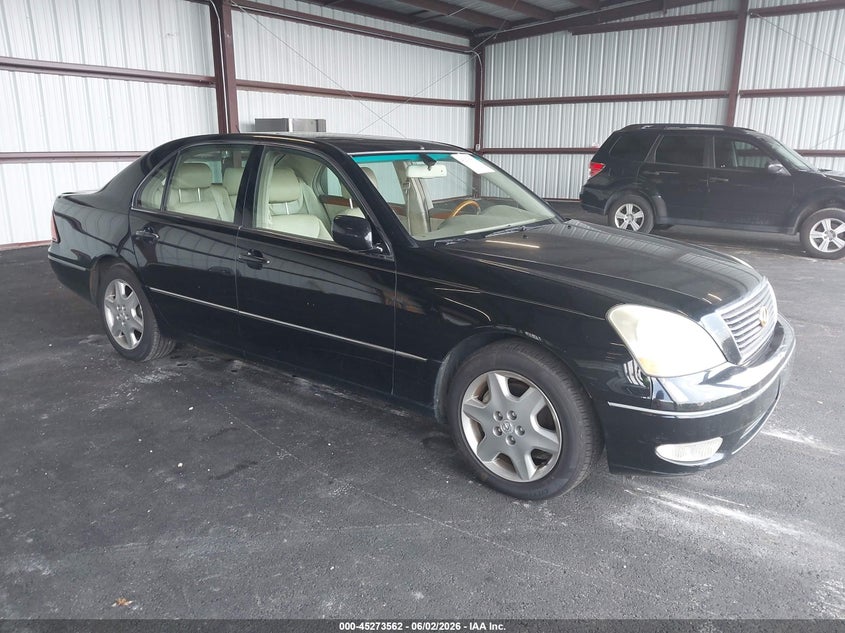 2002 Lexus Ls 430 VIN JTHBN30F120052786 IAAI salvage auction — FRONT & REAR, Nrc Lienholder Repossession Paperwork (Georgia), sold $650 on 2026-07-07 (photo 1)