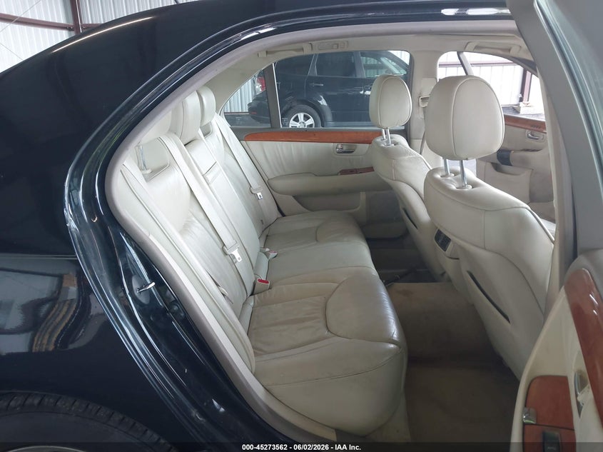2002 Lexus Ls 430 VIN JTHBN30F120052786 IAAI salvage auction — FRONT & REAR, Nrc Lienholder Repossession Paperwork (Georgia), sold $650 on 2026-07-07 (photo 8)