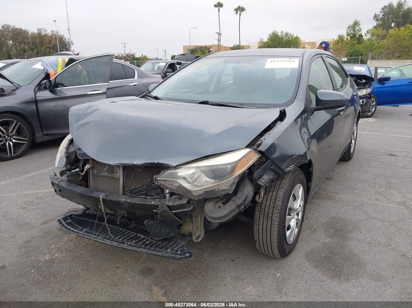 2015 Toyota Corolla VIN 5YFBURHE7FP196549 IAAI salvage auction — FRONT END, Salvage (California), sold $3,050 on 2026-07-30 (photo 2)