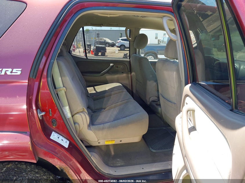 2007 Toyota Sequoia VIN 5TDBT44A67S278189 IAAI salvage auction — NORMAL WEAR, Original (Ohio), sold $1,150 on 2026-07-09 (photo 8)