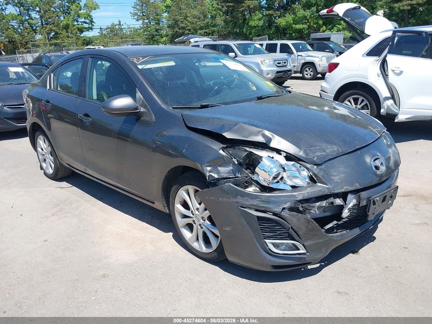 2011 Mazda 3 VIN JM1BL1W66B1377091 IAAI salvage auction — FRONT END, Mv-907A (New York), sold $425 on 2026-07-07 (photo 1)