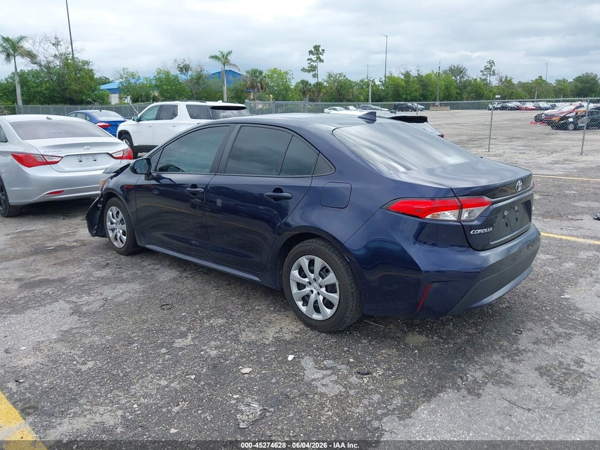 2022 Toyota Corolla VIN 5YFEPMAE7NP377070 IAAI salvage auction — FRONT END, Salvage Title, sold $3,150 on 2026-07-29 (photo 3)