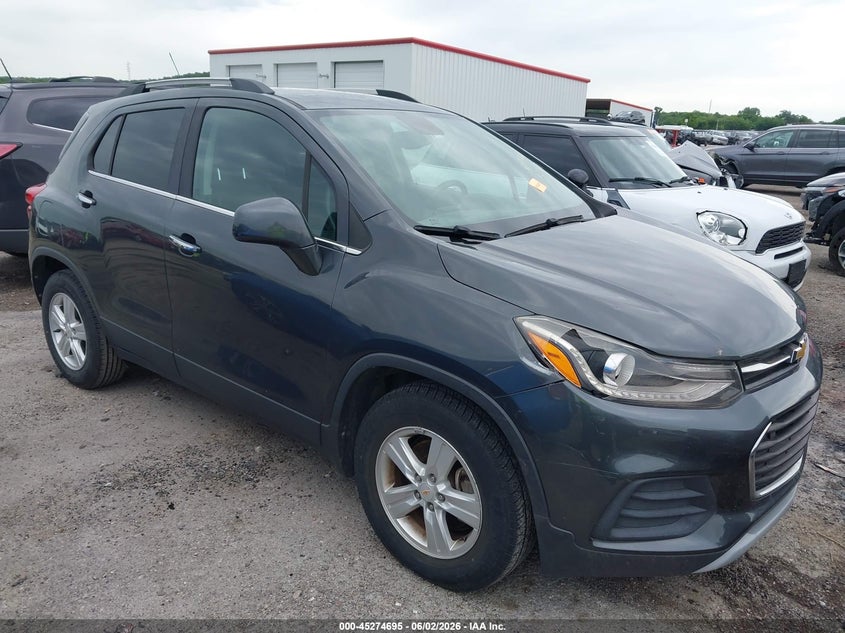 2017 Chevrolet Trax VIN KL7CJLSB1HB188986 IAAI salvage auction — HAIL, Clear (Oklahoma), sold $2,900 on 2026-07-07 (photo 1)