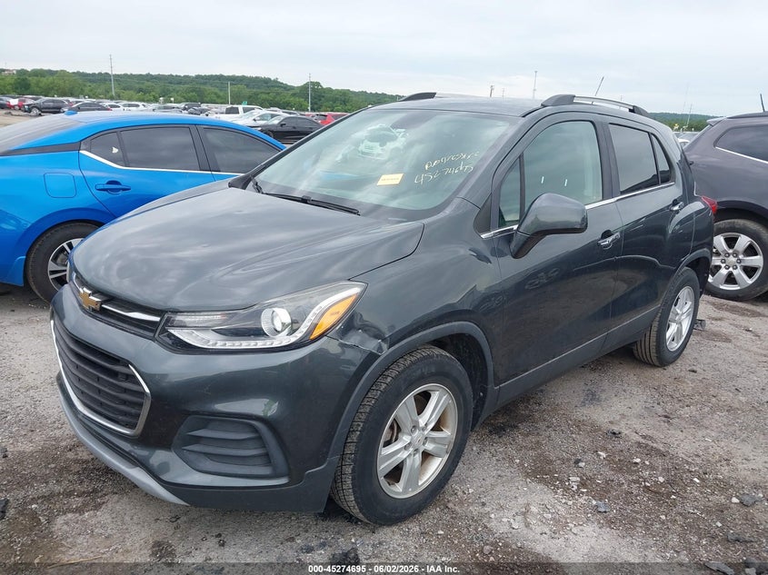 2017 Chevrolet Trax VIN KL7CJLSB1HB188986 IAAI salvage auction — HAIL, Clear (Oklahoma), sold $2,900 on 2026-07-07 (photo 2)