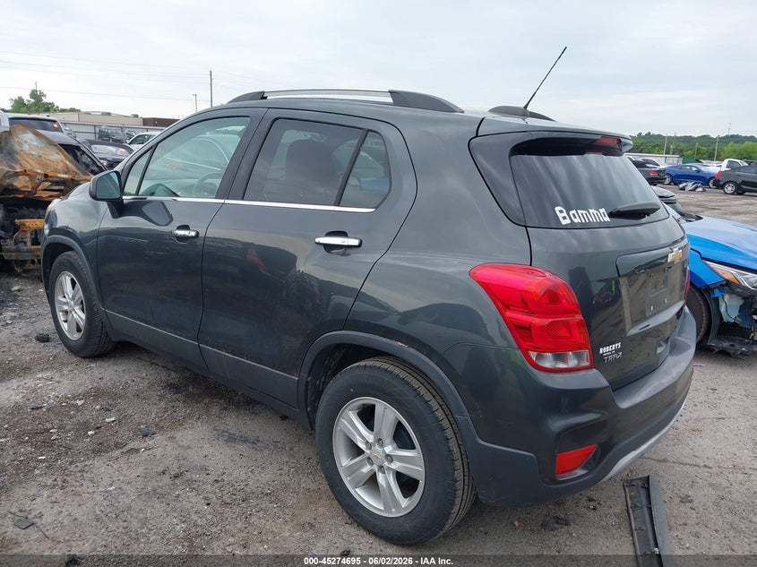 2017 Chevrolet Trax VIN KL7CJLSB1HB188986 IAAI salvage auction — HAIL, Clear (Oklahoma), sold $2,900 on 2026-07-07 (photo 3)