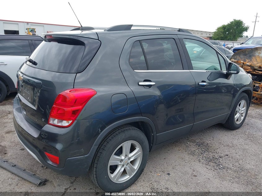2017 Chevrolet Trax VIN KL7CJLSB1HB188986 IAAI salvage auction — HAIL, Clear (Oklahoma), sold $2,900 on 2026-07-07 (photo 4)