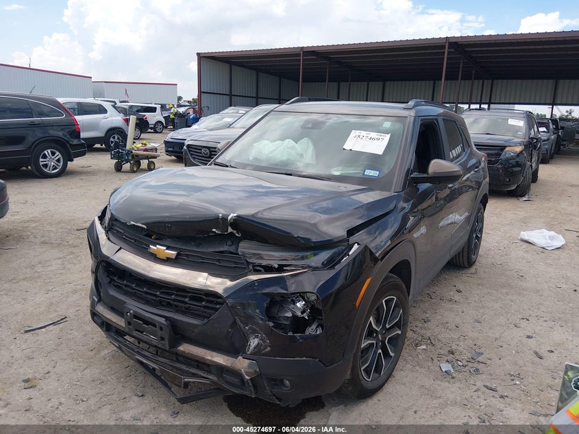 2022 Chevrolet Trailblazer VIN KL79MVSL1NB053895 IAAI salvage auction — FRONT END, Salvage Title, sold $1,700 on 2026-07-28 (photo 2)