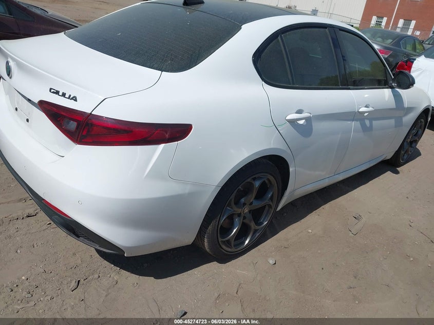 2020 Alfa romeo Giulia VIN ZARFANBNXL7636424 IAAI salvage auction — FRONT END, Salvage Title, sold $25 on 2026-07-28 (photo 4)