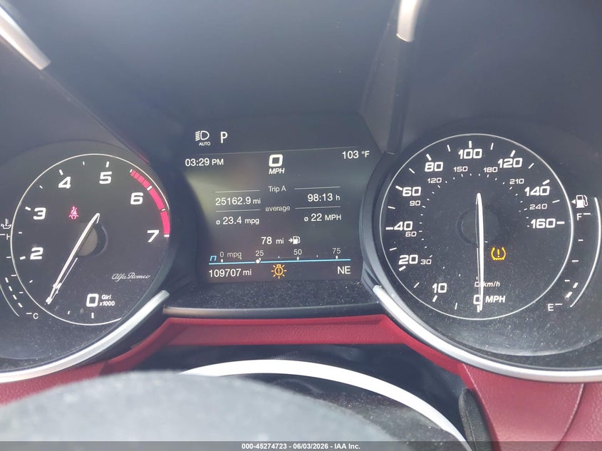2020 Alfa romeo Giulia VIN ZARFANBNXL7636424 IAAI salvage auction — FRONT END, Salvage Title, sold $25 on 2026-07-28 (photo 7)
