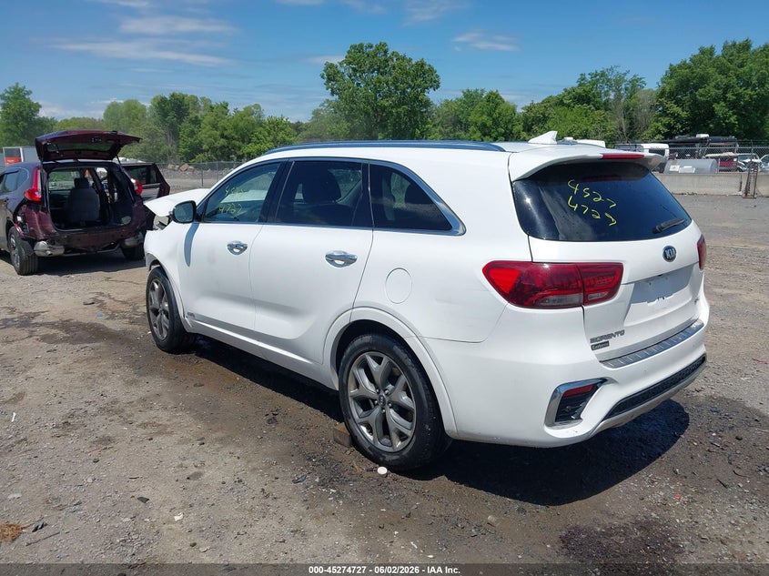 2019 Kia Sorento VIN 5XYPKDA56KG534515 IAAI salvage auction — FRONT END, Salvage (Virginia), sold $950 on 2026-07-28 (photo 3)