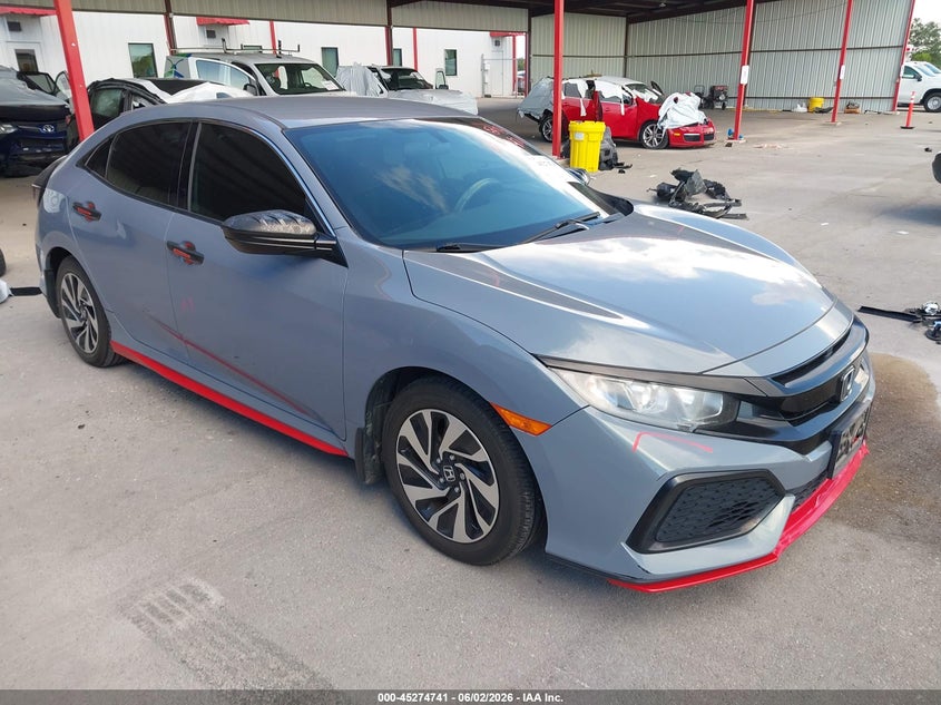 2018 Honda Civic VIN SHHFK7H26JU238018 IAAI salvage auction — REAR END, Original (Texas), sold $5,000 on 2026-07-12 (photo 1)
