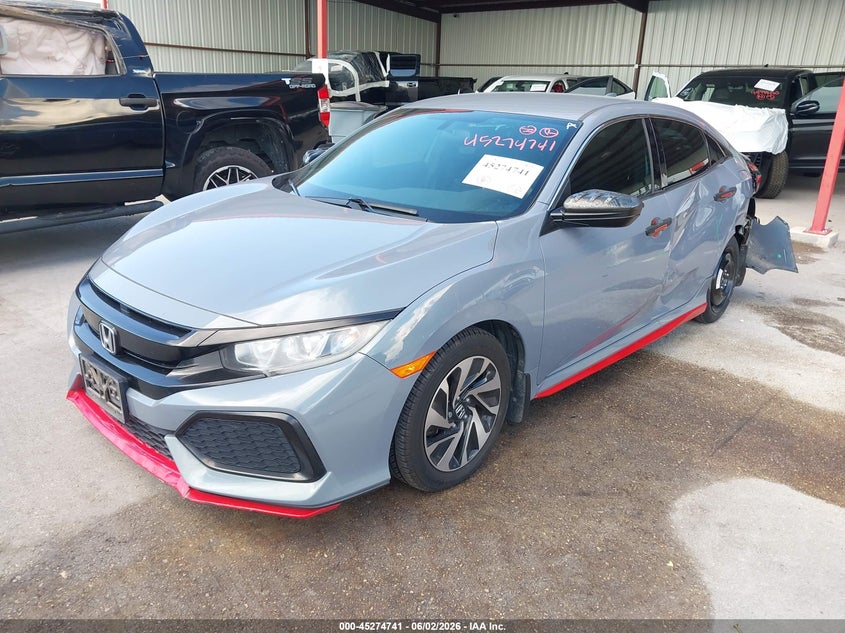 2018 Honda Civic VIN SHHFK7H26JU238018 IAAI salvage auction — REAR END, Original (Texas), sold $5,000 on 2026-07-12 (photo 2)