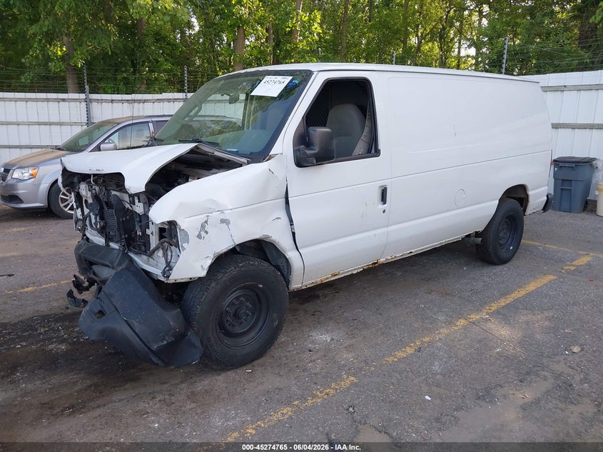 2008 Ford E 250 VIN 1FTNE24W98DA12072 IAAI salvage auction — FRONT END, Clear (Michigan), sold $425 on 2026-07-06 (photo 2)