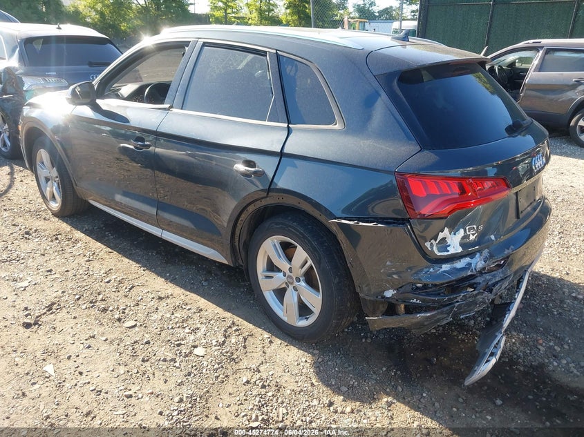 2018 Audi Q5 VIN WA1ANAFY8J2248182 IAAI salvage auction — FRONT & REAR, Mv-907A (New York), sold $6,100 on 2026-07-28 (photo 3)