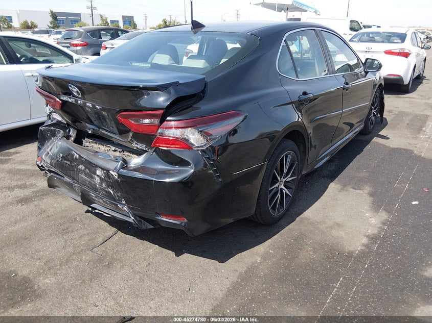 2021 Toyota Camry VIN 4T1G31AK7MU546834 IAAI salvage auction — FRONT & REAR, Salvage Title, sold $5,500 on 2026-07-19 (photo 4)