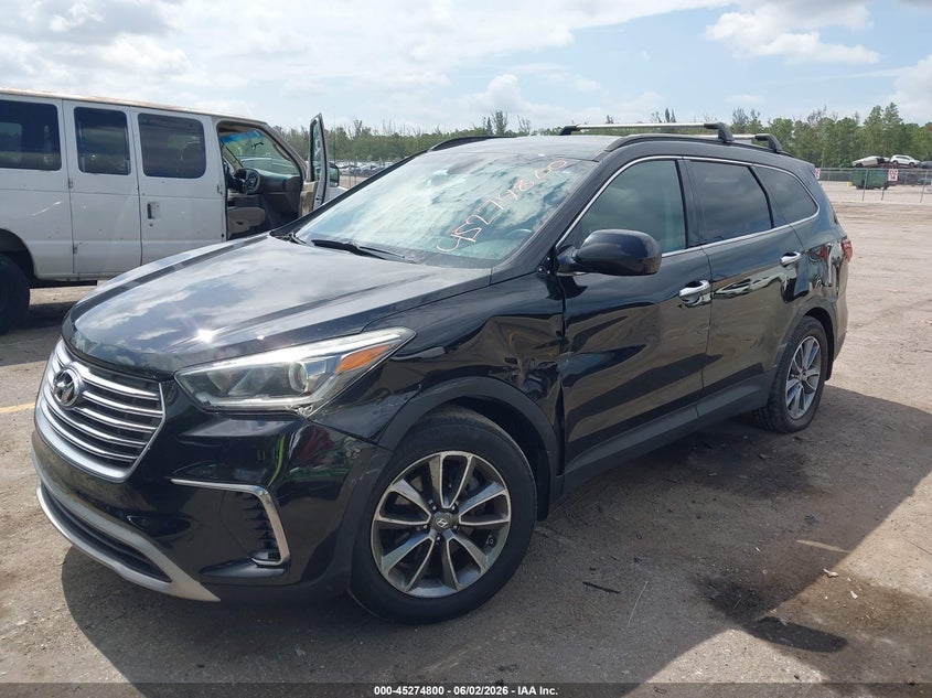 2017 Hyundai Santa fe VIN KM8SM4HF4HU252850 IAAI salvage auction — LEFT & RIGHT, Salvage Title, sold $2,150 on 2026-07-29 (photo 2)