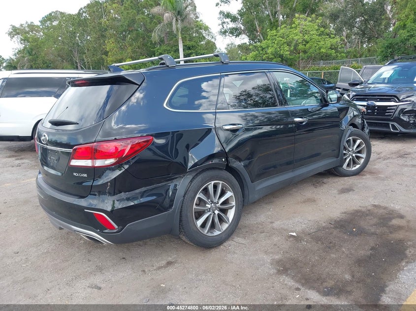 2017 Hyundai Santa fe VIN KM8SM4HF4HU252850 IAAI salvage auction — LEFT & RIGHT, Salvage Title, sold $2,150 on 2026-07-29 (photo 4)
