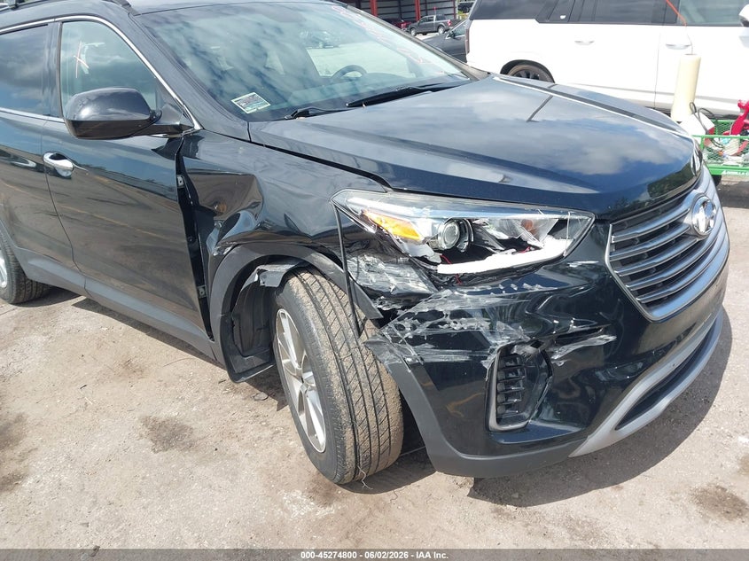 2017 Hyundai Santa fe VIN KM8SM4HF4HU252850 IAAI salvage auction — LEFT & RIGHT, Salvage Title, sold $2,150 on 2026-07-29 (photo 6)