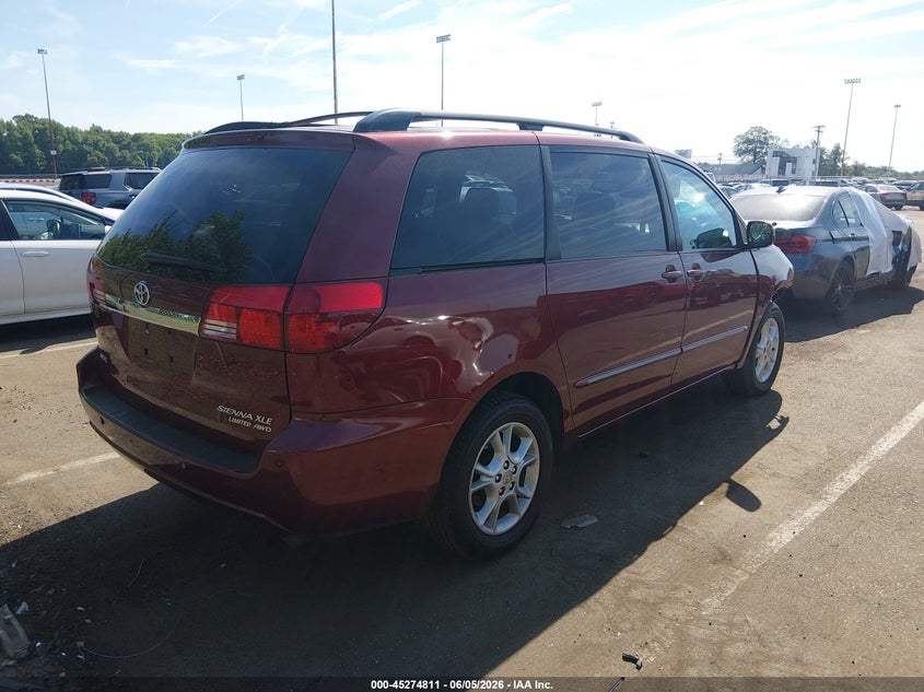 2004 Toyota Sienna VIN 5TDBA22C54S025388 IAAI salvage auction — FRONT END, Salvage (New Jersey), sold $725 on 2026-07-20 (photo 4)