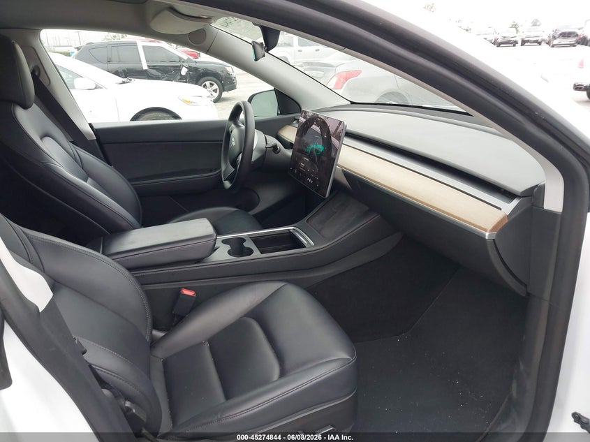 2022 Tesla Model y VIN 7SAYGDEE3NF433723 IAAI salvage auction — FRONT & REAR, Salvage Title, sold $8,775 on 2026-07-14 (photo 5)