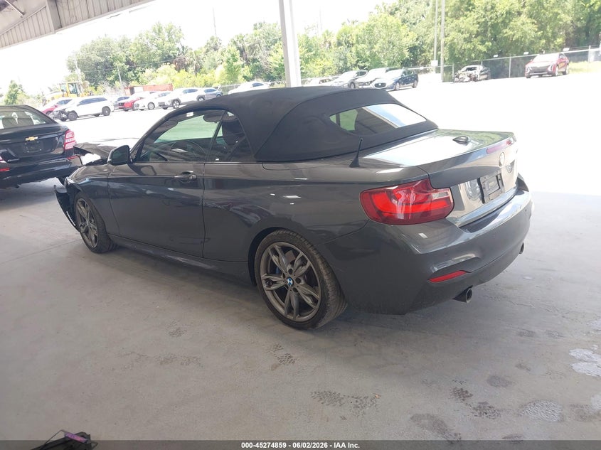 2016 BMW M2 VIN WBA1M1C58GV393939 IAAI salvage auction — FRONT END, Salvage Title, sold $3,775 on 2026-07-08 (photo 3)