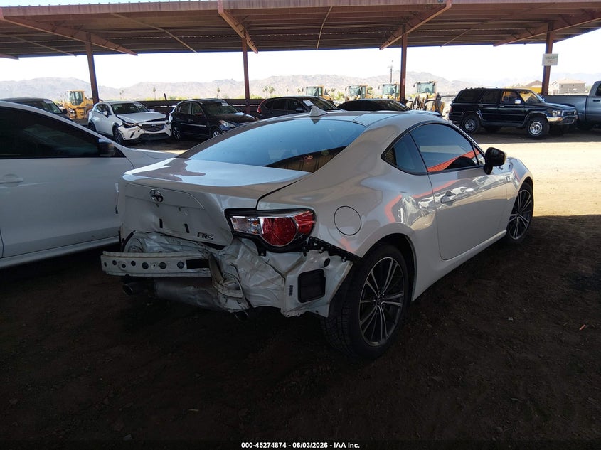 2013 Scion Fr-s VIN JF1ZNAA15D2707844 IAAI salvage auction — REAR END, Salvage Title, sold $3,975 on 2026-07-14 (photo 4)