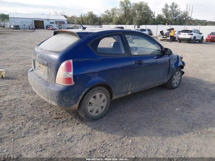 2007 Hyundai Accent VIN KMHCM36C17U047735 IAAI salvage auction — RIGHT FRONT, Clear (Montana), sold $375 on 2026-07-18 (photo 4)