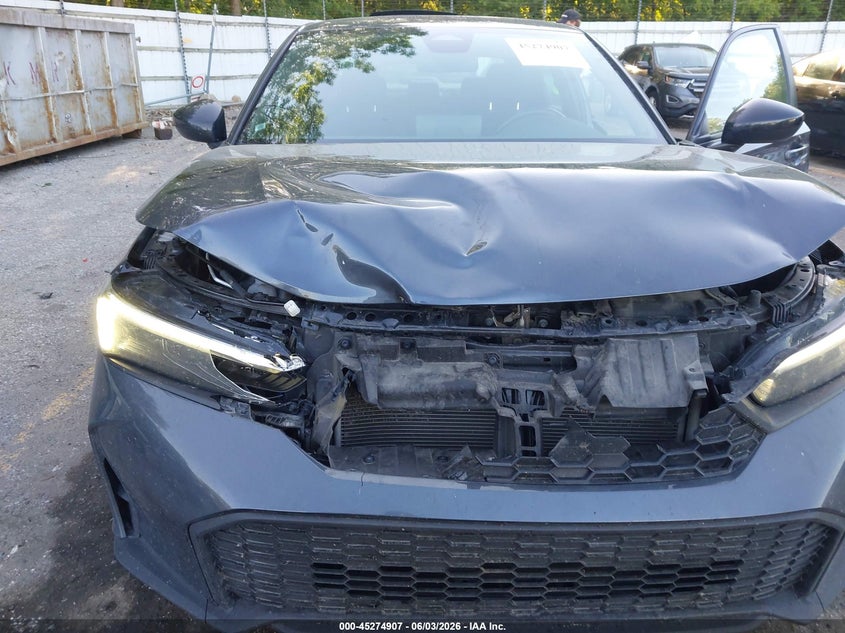 2025 Honda Civic VIN 2HGFE2F54SH506926 IAAI salvage auction — FRONT END, Salvage Title, sold $10,200 on 2026-07-30 (photo 6)