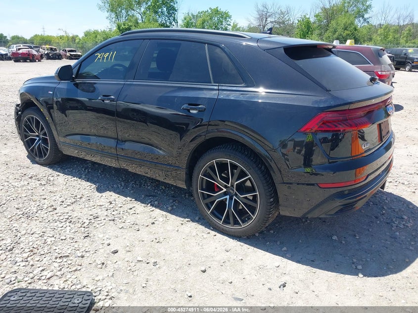 2020 Audi Q8 VIN WA1FVAF11LD015731 IAAI salvage auction — LEFT SIDE, Salvage (Wisconsin), sold $20,500 on 2026-07-23 (photo 3)