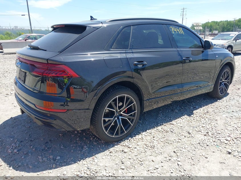 2020 Audi Q8 VIN WA1FVAF11LD015731 IAAI salvage auction — LEFT SIDE, Salvage (Wisconsin), sold $20,500 on 2026-07-23 (photo 4)