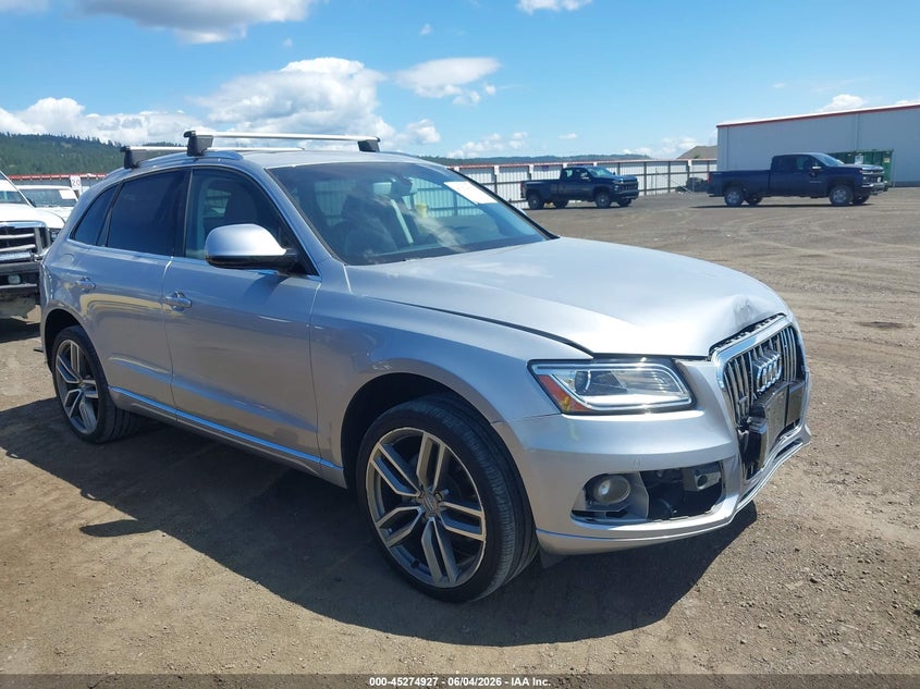 2016 Audi Q5 VIN WA1L2AFP3GA068762 IAAI salvage auction — FRONT END, Salvage Title, sold $2,400 on 2026-07-07 (photo 1)