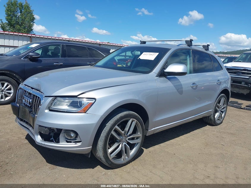2016 Audi Q5 VIN WA1L2AFP3GA068762 IAAI salvage auction — FRONT END, Salvage Title, sold $2,400 on 2026-07-07 (photo 2)