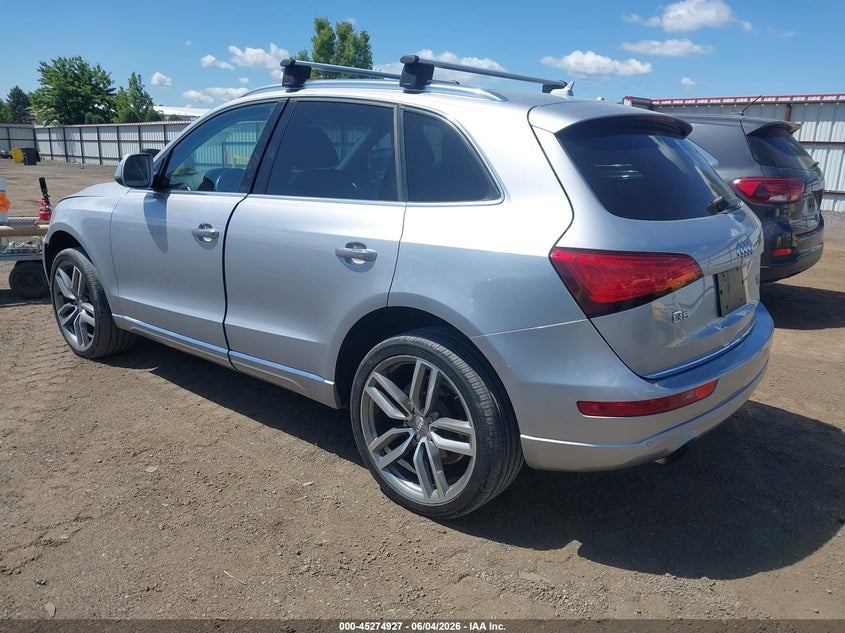 2016 Audi Q5 VIN WA1L2AFP3GA068762 IAAI salvage auction — FRONT END, Salvage Title, sold $2,400 on 2026-07-07 (photo 3)