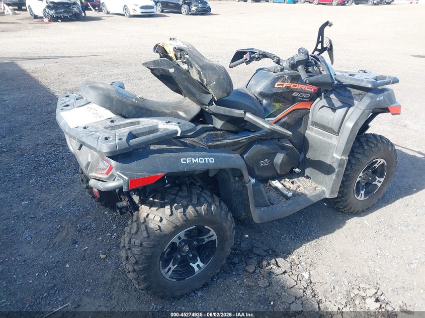 2023 Cf moto Cforce VIN LCELDUZM6P6007265 IAAI salvage auction — ROLLOVER, Salvage (Idaho), sold $1,750 on 2026-07-28 (photo 4)