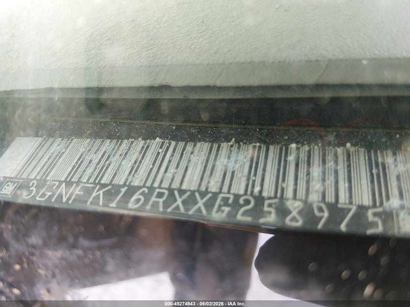 1999 Chevrolet Suburban 1500 VIN 3GNFK16RXXG258975 IAAI salvage auction — NORMAL WEAR, Clear-Dealer Only (Montana), sold $550 on 2026-07-08 (photo 9)