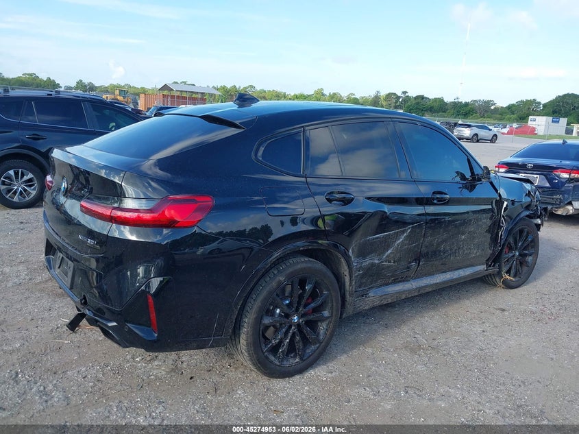 2024 BMW X4 VIN 5UX33DT02R9U35651 IAAI salvage auction — FRONT END, Salvage Title, sold $20,500 on 2026-07-09 (photo 4)