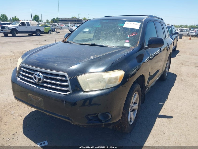 2008 Toyota Highlander VIN JTEDS41A782015861 IAAI salvage auction — NORMAL WEAR, Clear - Dealer Only (California), sold $1,300 on 2026-07-08 (photo 2)
