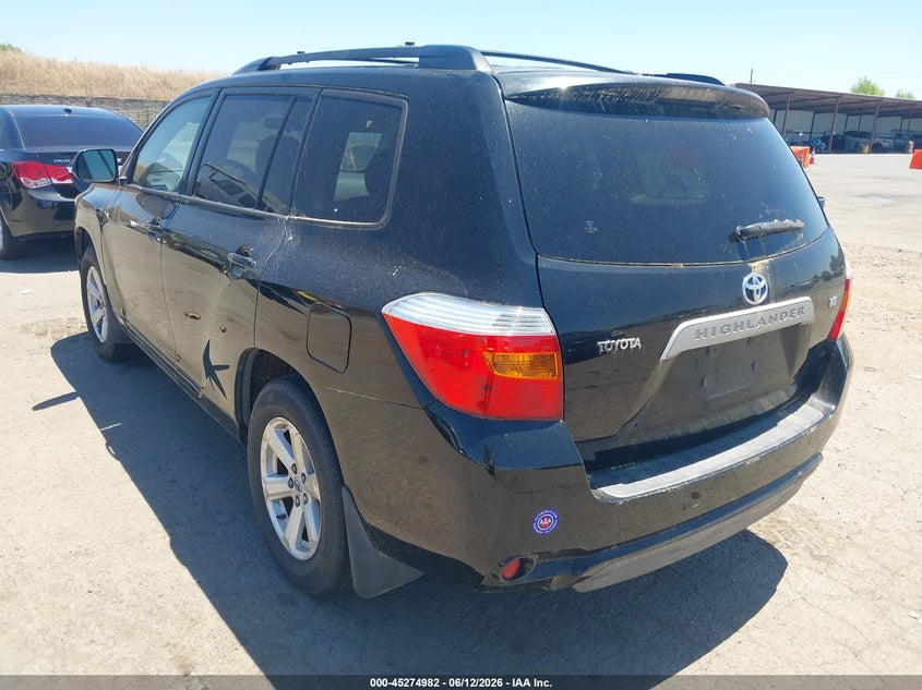 2008 Toyota Highlander VIN JTEDS41A782015861 IAAI salvage auction — NORMAL WEAR, Clear - Dealer Only (California), sold $1,300 on 2026-07-08 (photo 3)