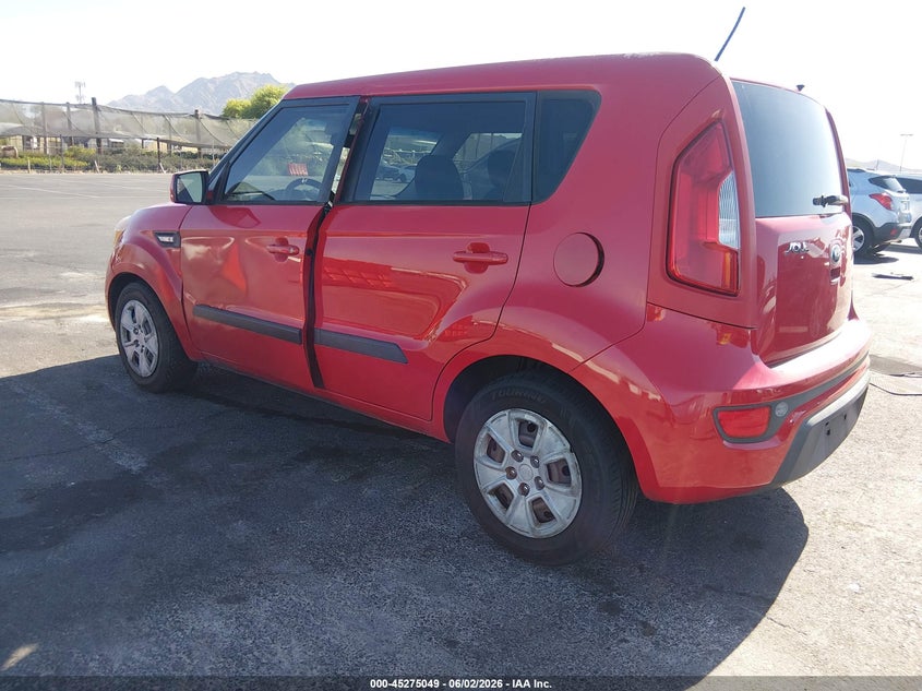 2013 Kia Soul VIN KNDJT2A56D7610533 IAAI salvage auction — NORMAL WEAR, Clear (Nevada), sold $650 on 2026-07-10 (photo 3)