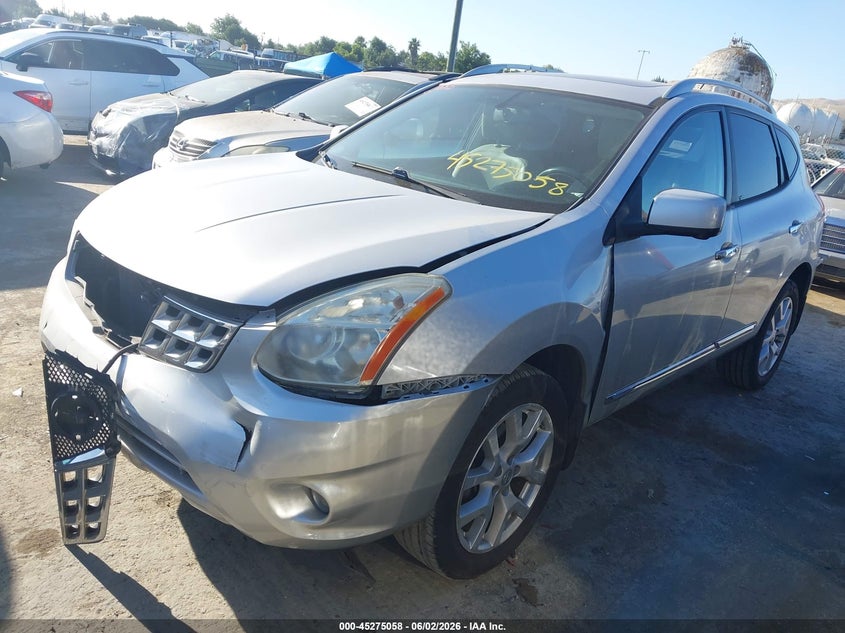 2012 Nissan Rogue VIN JN8AS5MT9CW257115 IAAI salvage auction — LEFT FRONT, Salvage (California), sold $600 on 2026-07-30 (photo 2)