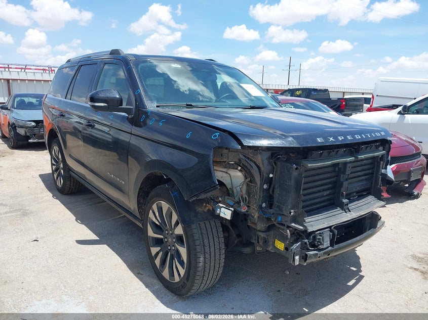 2026 Ford Expedition VIN 1FMJU1M86TEA05740 IAAI salvage auction — FRONT END, Enterprise Vehicles Clear Only (Virginia), sold $48,750 on 2026-07-28 (photo 1)