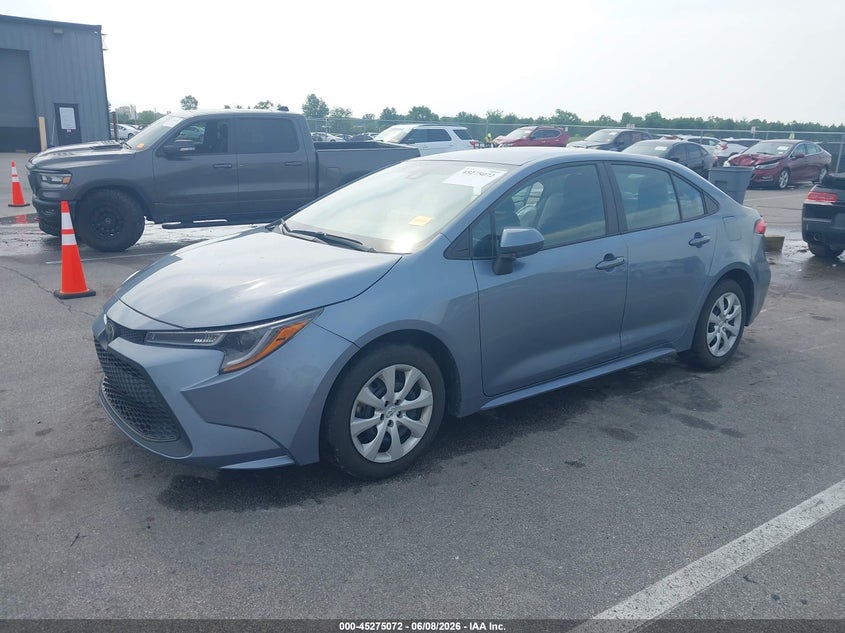 2022 Toyota Corolla VIN 5YFEPMAEXNP378178 IAAI salvage auction — SIDE, Salvage Title, sold $5,350 on 2026-07-17 (photo 2)