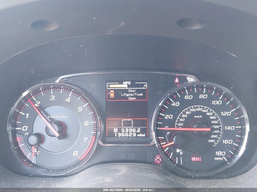 2018 Subaru Wrx VIN JF1VA1B69J9801863 IAAI salvage auction — UNKNOWN, Salvage Title, sold $3,025 on 2026-07-16 (photo 7)