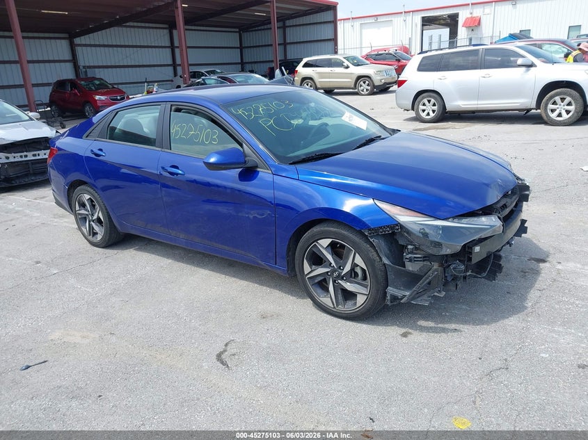 2023 Hyundai Elantra VIN 5NPLS4AG0PH108741 IAAI salvage auction — FRONT END, Salvage Title, sold $2,350 on 2026-07-23 (photo 1)
