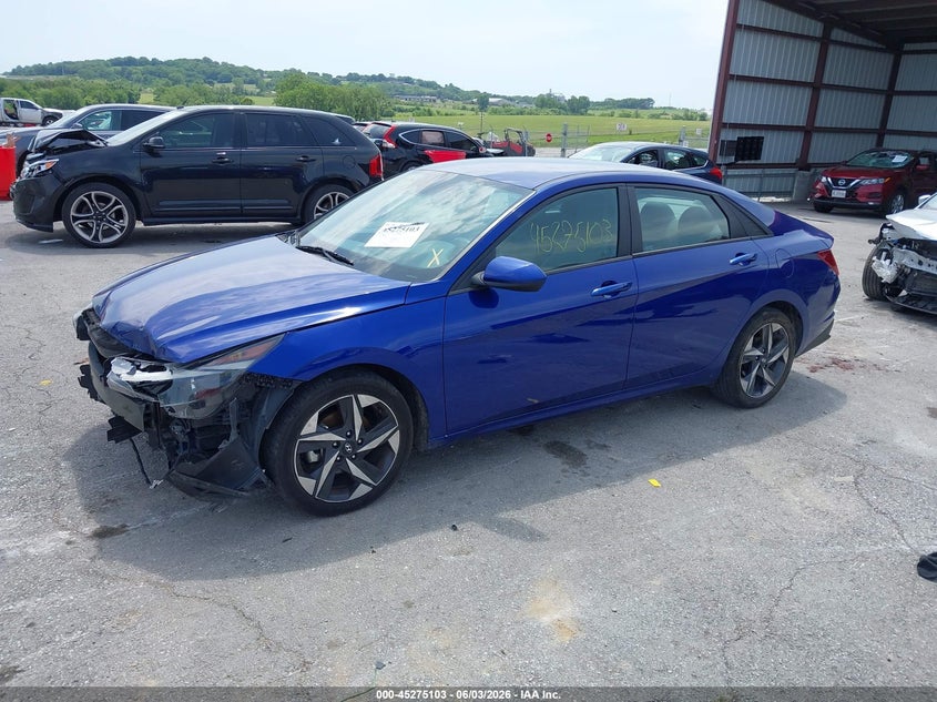 2023 Hyundai Elantra VIN 5NPLS4AG0PH108741 IAAI salvage auction — FRONT END, Salvage Title, sold $2,350 on 2026-07-23 (photo 2)